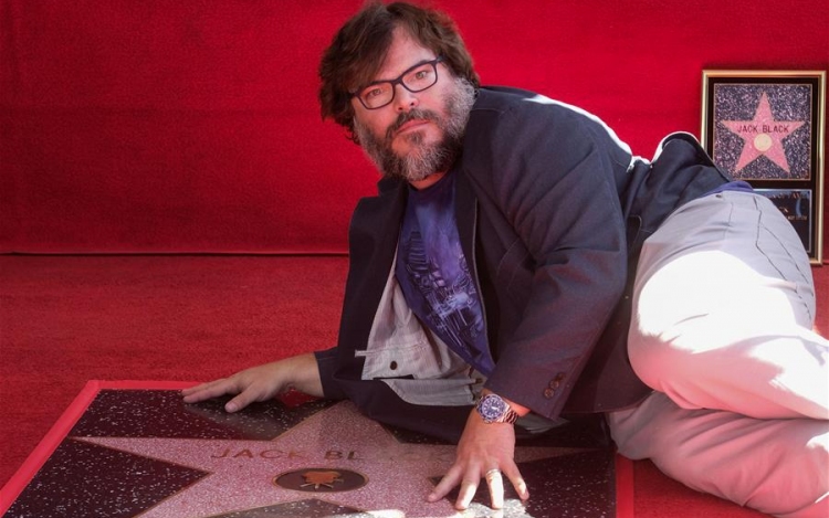 Jack Black csillagot kapott a Hírességek sétányán